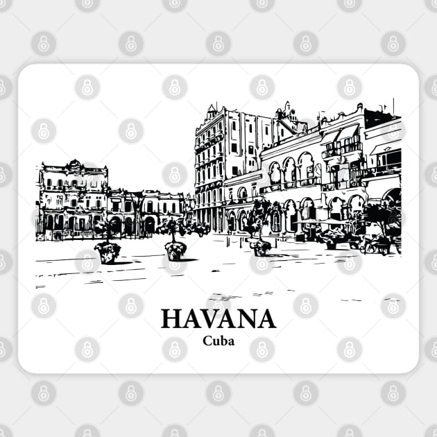 Havana - Cuba Magnet by Lakeric